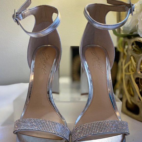 Keshia Rhinestone Dress Sandals Shoe - Picture 5 of 6